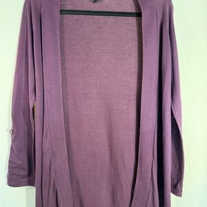Express Women's Lavender Open Cardigan